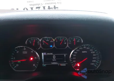 2015 Chevrolet Tahoe Lt из США, поврежденный, VIN 1GNSKBKC7FR747516